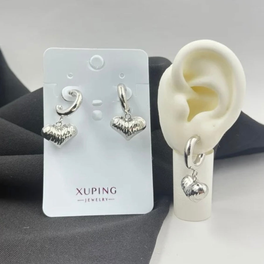 ARETE CORAZÓN RODIO PLATIZADO