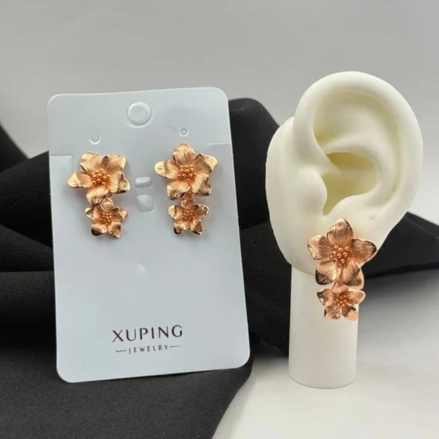 ARETE FLOR RODIO ROSA