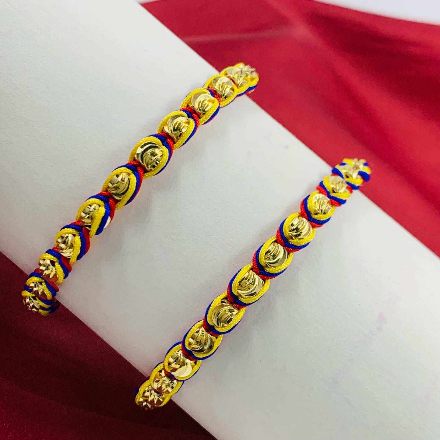 PULSERA RODIO TEJIDA DIAMANTADA COLOMBIA