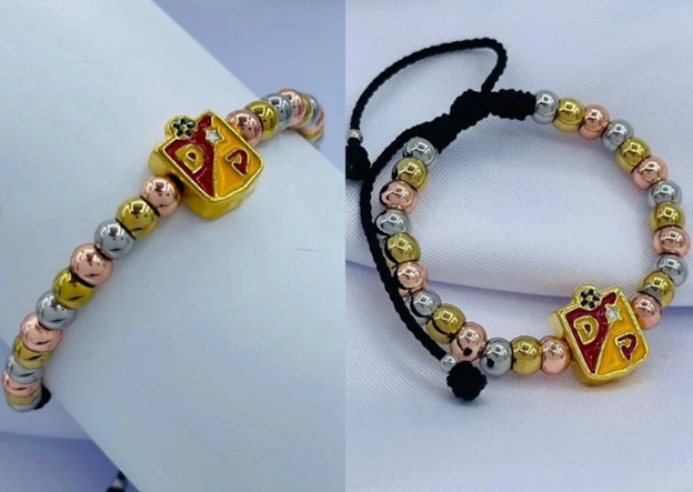 PULSERA ACERO INOXIDABLE 3 OROS PEREIRA