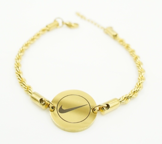 PULSERA ACERO INOXIDABLE DORADO NIKE
