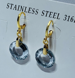 ARETE ACERO INOXIDABLE TIPO CRISTAL CIRCULO GRIS