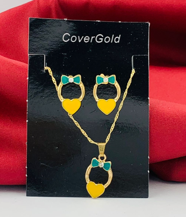 JUEGUITO COVER GOLD MOÑO CORAZON COLORES
