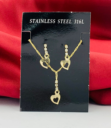 JUEGUITO COVER GOLD CORAZON COLGANTE