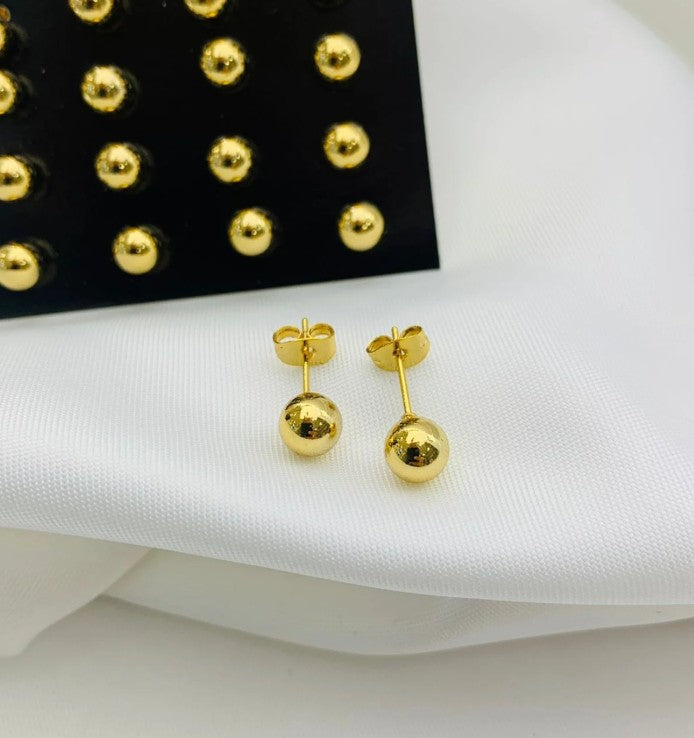 TOPO BALIN #3MM ACERO DORADO