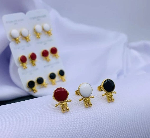 TOPO ASTRONAUTA ACERO DORADO