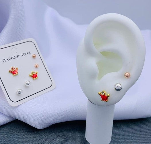 COMBO TOPOS CORONA, BALIN 3 OROS