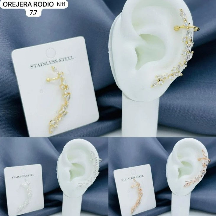 EARCUFF OREJERA ROSADO