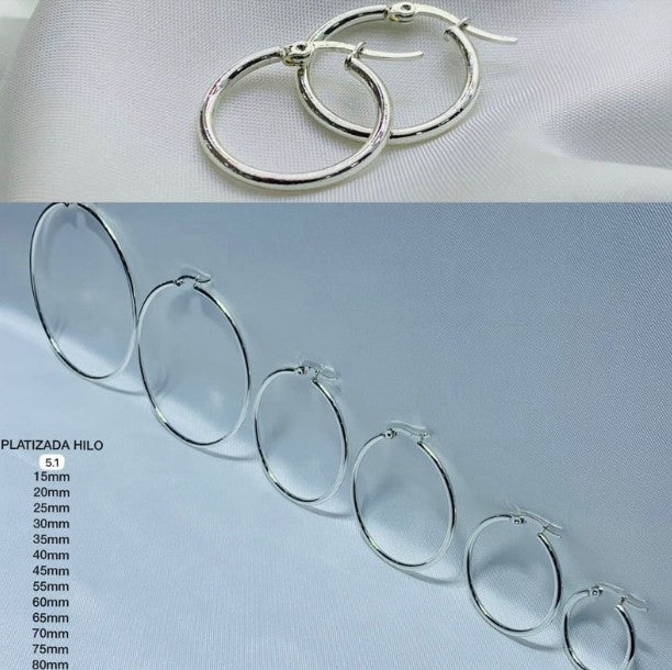 CANDONGA PLATIZADA HILO ACERO