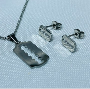 JUEGO CUCHILLA BARBERO