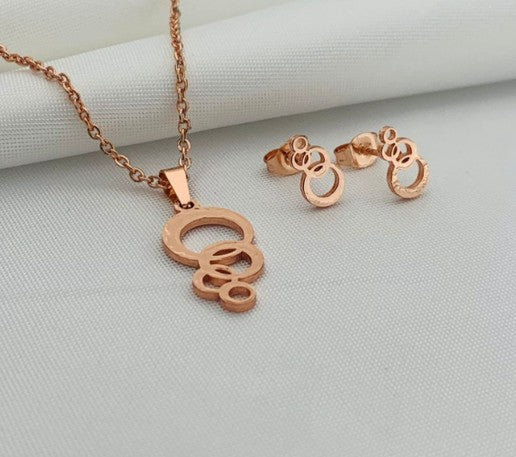 JUEGO CIRCULOS ROSADO