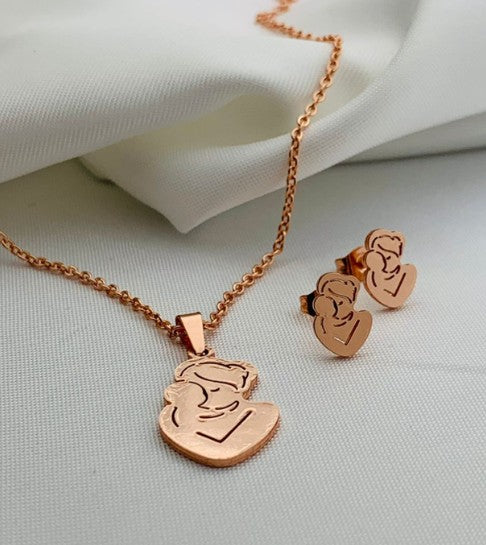 JUEGO MAMA E HIJO ROSADO