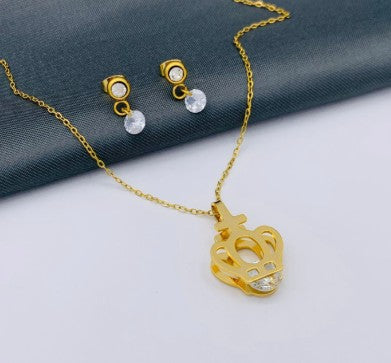 JUEGO CORONA EN ACERO