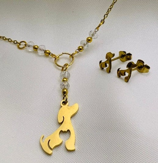 JUEGO PERRO MURANO TRANSPARENTE