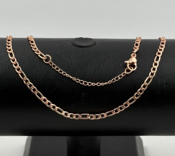 CADENA ROSA CARTIER DELGADA RODIO 60CM