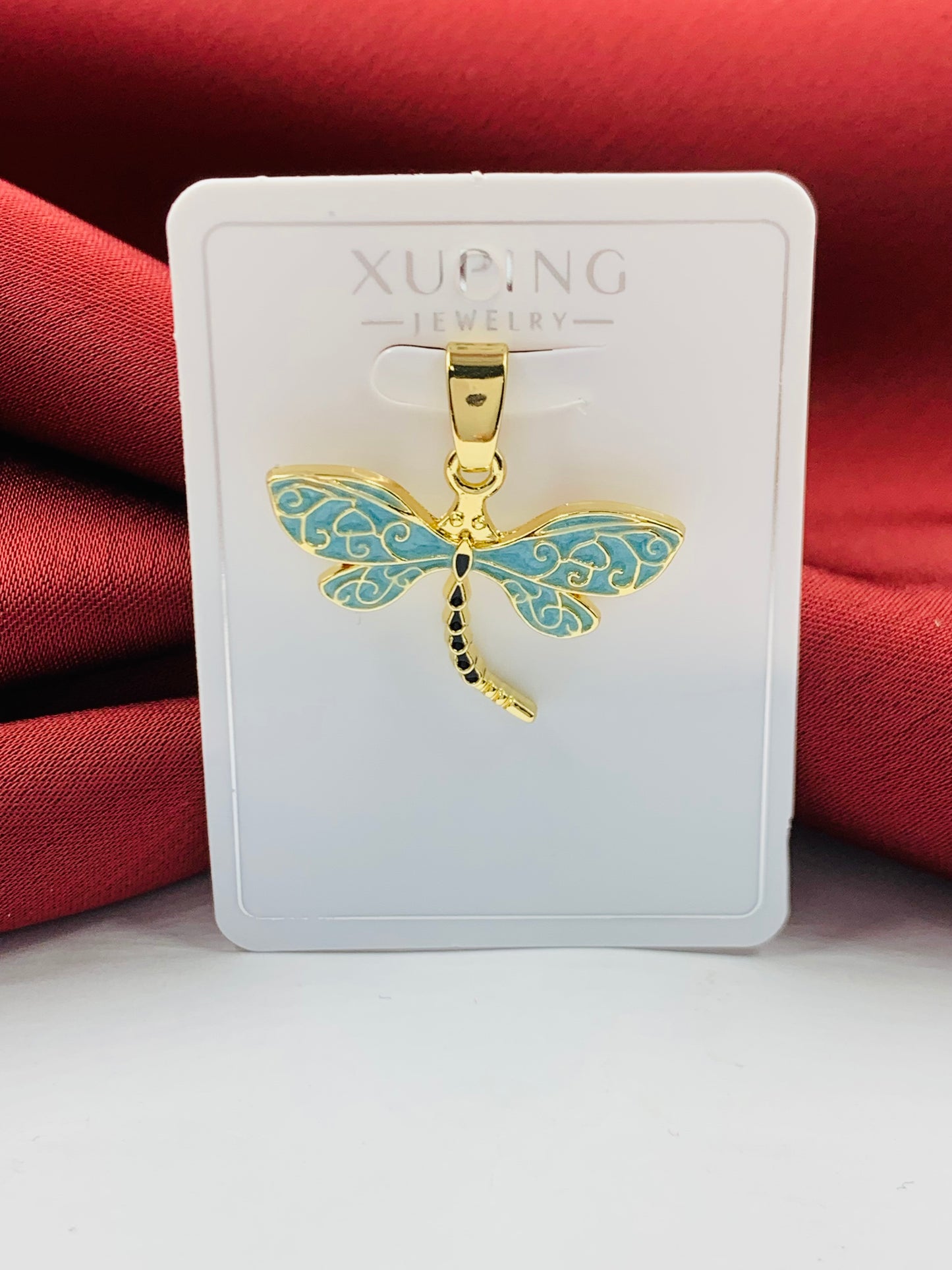 DIJE RODIO LIBELULA DORADO