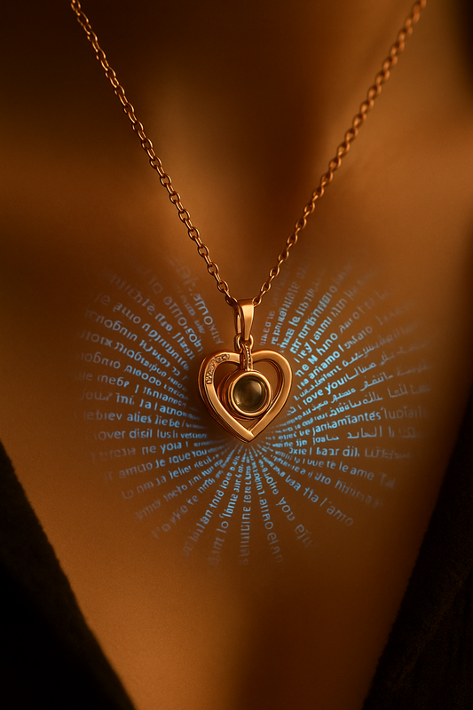 Cadena Dije con te amo en 100 idiomas