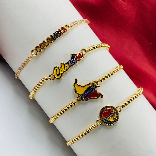 PULSERA RODIO COLOMBIA