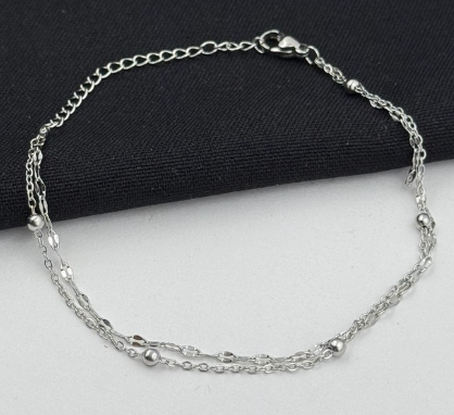 PULSERA ACERO INOXIDABLE PLATEADO