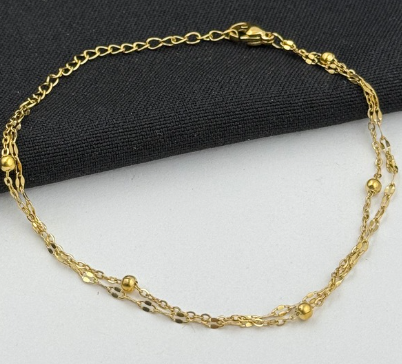 PULSERA ACERO INOXIDABLE DORADO