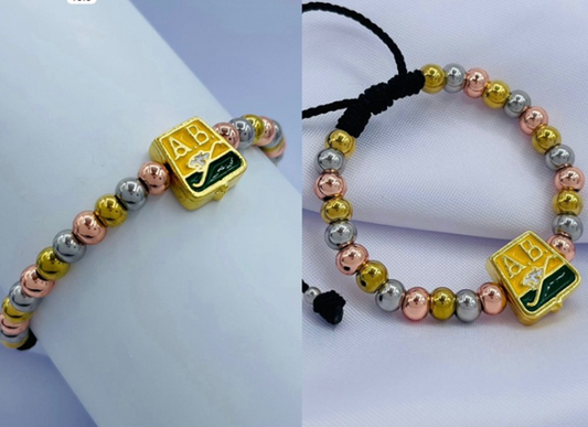 PULSERA ACERO INOXIDABLE 3 OROS BUCARAMANGA