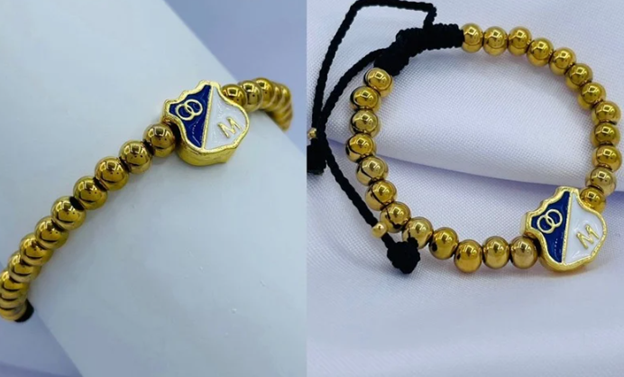 PULSERA ACERO INOXIDABLE DORADO MILLONARIO