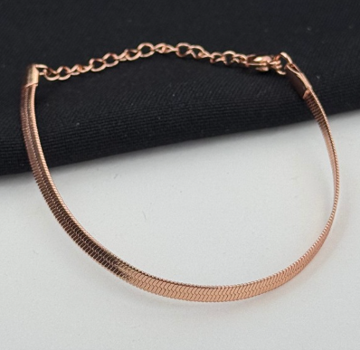 PULSERA ACERO INOXIDABLE ROSA