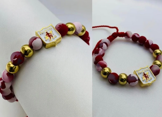 PULSERA ACERO INOXIDABLE NEOPRENO AMERICA