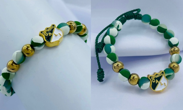 PULSERA ACERO INOXIDABLE NEOPRENO CALI