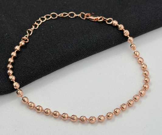 PULSERA RODIO ROSA MILITAR DIAMANTADO