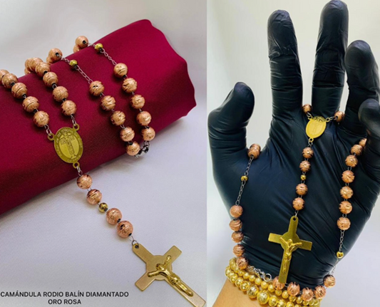 CAMANDULA RODIO DIAMANTADA ROSA