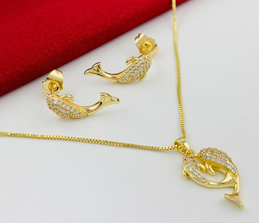 JUEGO RODIO DELFIN DORADO