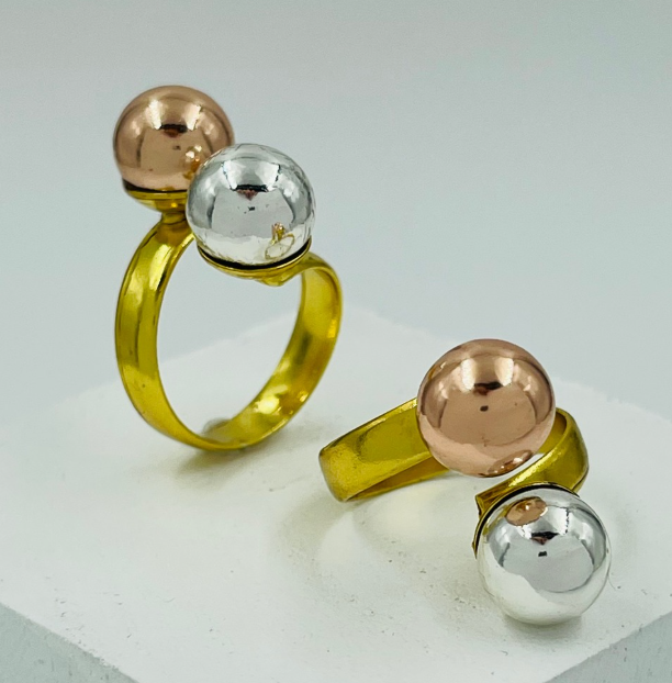 ANILLO ACERO INOXIDABLE TU Y YO