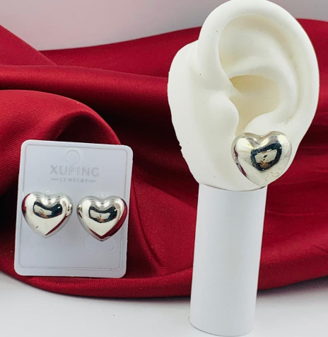 ARETE RODIO CORAZON INFLADO