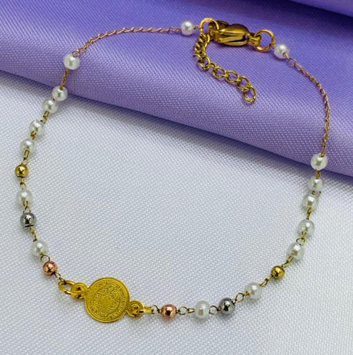 PULSERA ACERO INOXIDABLE SAN BENITO