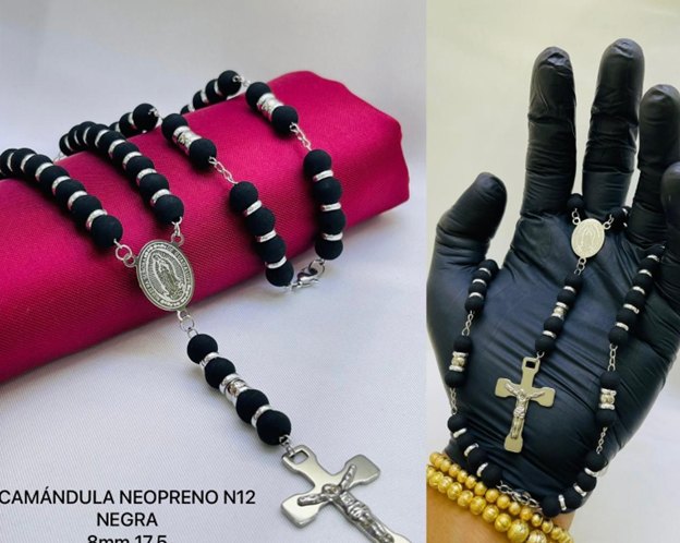 CAMADULA ACERO INOXIDABLE NEOPRENO NEGRO