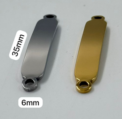 PLACA ACERO INOXIDABLE PULSERA