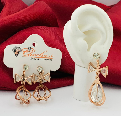 ARETE COVER GOLD MOÑO PERLA COLGANTE