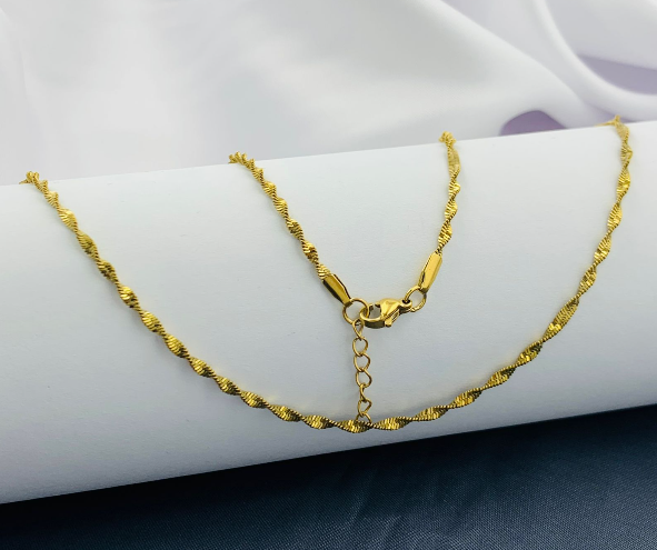 CADENA ACERO INOXIDABLE DORADO 50CM