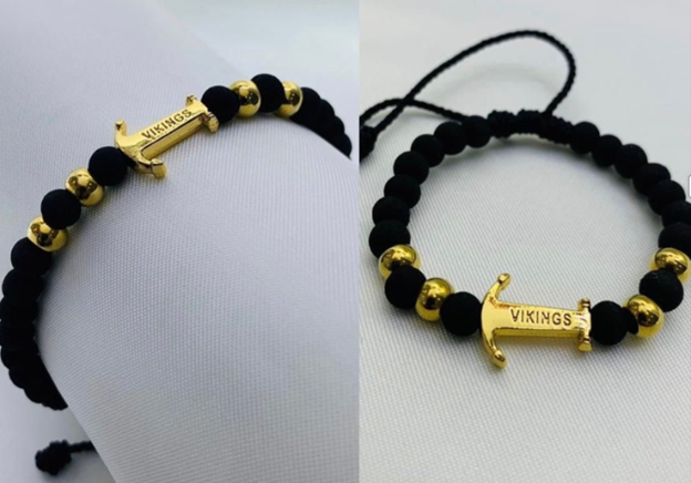 PULSERA NEOPRENO NEGRO ANCLA