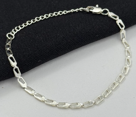 PULSERA RODIO PLATIZADA CANDADO