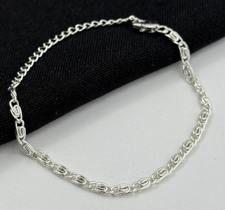 PULSERA RODIO PLATIZADO CANDADO