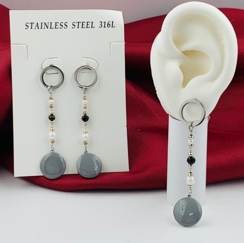 ARETE ACERO INOXIDABLE COLGANTE PUNTA GRIS