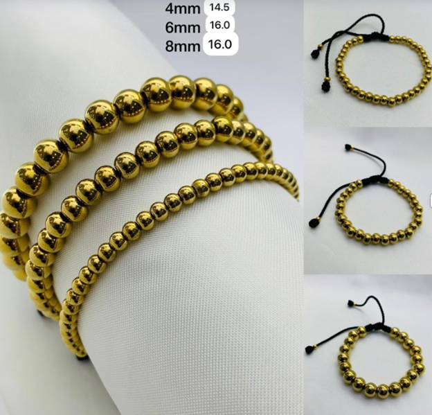 PULSERA ACERO INOXIDABLE DORADO