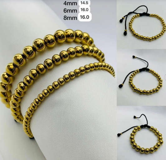 PULSERA ACERO INOXIDABLE DORADO