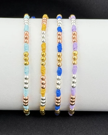 PULSERA RODIO HILO COLORES
