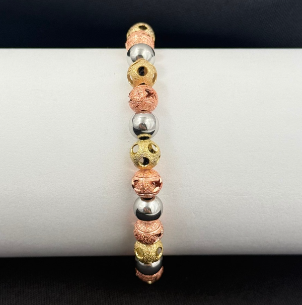 PULSERA RODIO 3 OROS