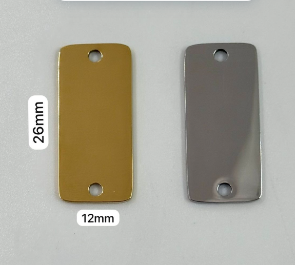 PLACA ACERO INOXIDABLE PULSERA