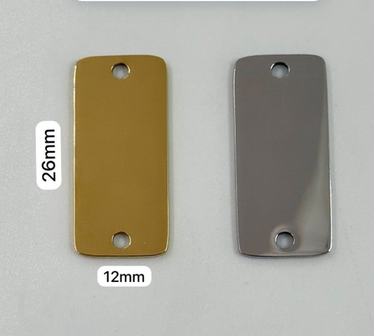 PLACA ACERO INOXIDABLE PULSERA