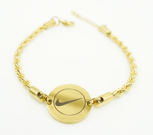 PULSERA ACERO INOXIDABLE DORADO NIKE